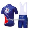 Tenue Maillot + Cuissard à Bretelles 2018 FDJ N002